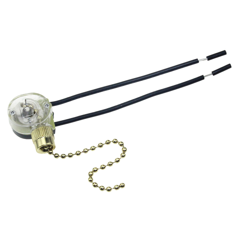 Pull Chain Switch Replacement For Ceiling Fan Light Lamp Golden 3171399520305