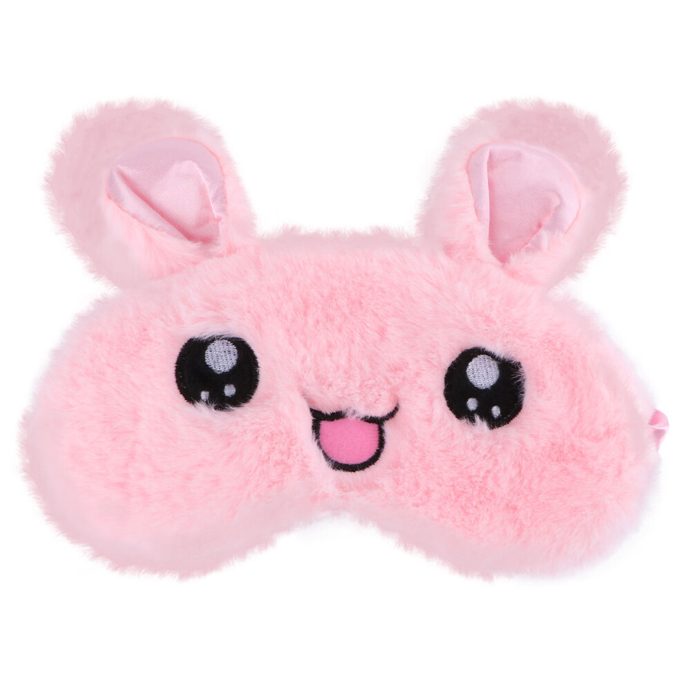 Aboofan Pink 3Pcs Night Blindfolds Lightweight Eye Masks With Elastic Strap