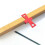 2Pcs Carpentry Manual Scriber Red ABS Dovetail Marking Gauge 6