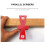 2Pcs Carpentry Manual Scriber Red ABS Dovetail Marking Gauge 7