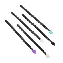 5Stk Make-Up Pinselset Silikon Aluminium, Vielseitig, Für Augen & Nase