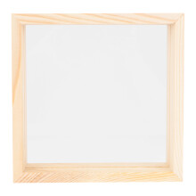 Photo Frame Light Yellow Wooden 1pack 9.1x9.1in