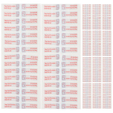 3000 Stück Sicherheitsaufkleber Pp Synthetisches Papier