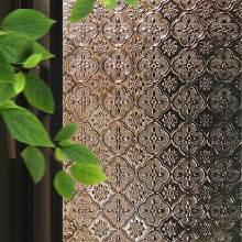 Window Privacy Film Stained Glass UV Blocking Static Cling Frosted Decorative for Home 23.6'x78.7'