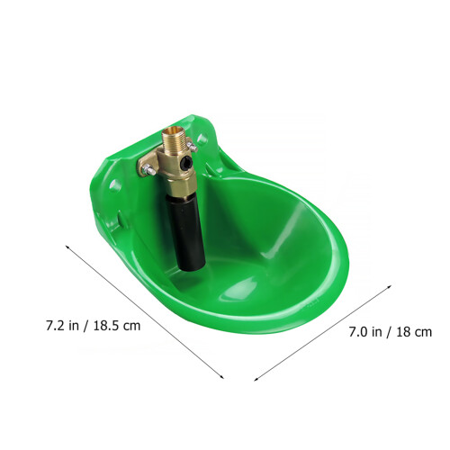 1Pc Plastic Automatic Drinking Bowl for Lambs Sheep Green Copper 1