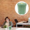 Convenient Green Plastic Trash Bin for Office Bedside Desktop Use 6