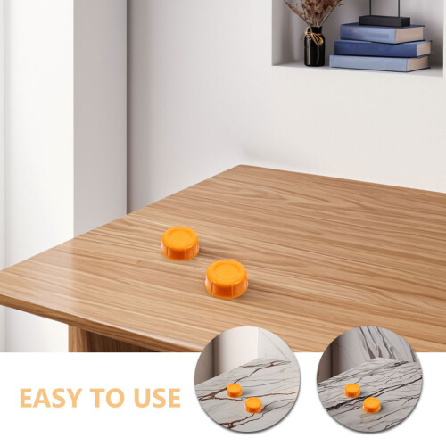 Glass Milk Bottle Lids Replacement Round Orange Pp 20pcs 2