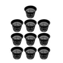 10Pcs Durable Plastic Mesh Planting Baskets for Home and Garden Use