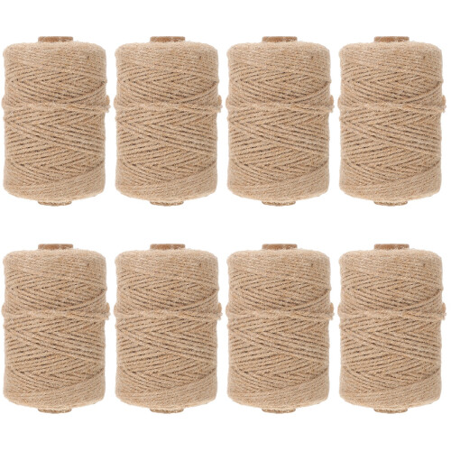 8 Rolls Hemp Rope For Home Decor And Craft Making 1