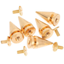 10Pcs Golden Clothing Rivets Set for DIY Punk Spikes and Crafting
