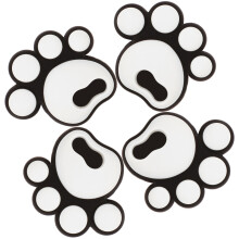 4Pcs Silicone Snowboard Anti-Slip Cushions White Ski Grip Pads
