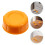 Glass Milk Bottle Lids Replacement Round Orange Pp 20pcs 6