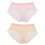 2Pcs Women Cotton Briefs Breathable Full Coverage Assorted Colors 1