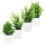 4Pcs Bonsai Artificial Verde Para Com Visual Natural 8