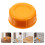Glass Milk Bottle Lids Replacement Round Orange Pp 20pcs 8
