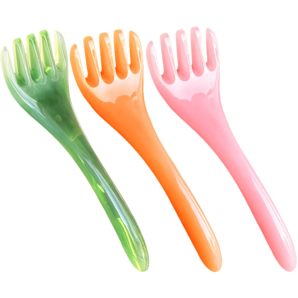 Inoomp Unisex 3Pcs Durable Resin Massage Comb For Scalp Relaxation And Hair Care