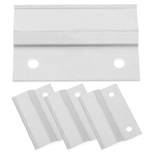 4Pcs Silver Aluminum Heavy Duty Mirror Hangers French Cleat Wall Mount
