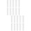 40Pcs White Plastic T Pins for Tool Accessories Durable and Reliable 6