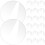 40Pcs Transparent Acrylic Circle Blanks Lightweight DIY Craft Material 2