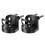 Car Water Cup Holder Cup Holder Black Abs 2pcs 1