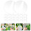 40Pcs Transparent Acrylic Circle Blanks Lightweight DIY Craft Material 8