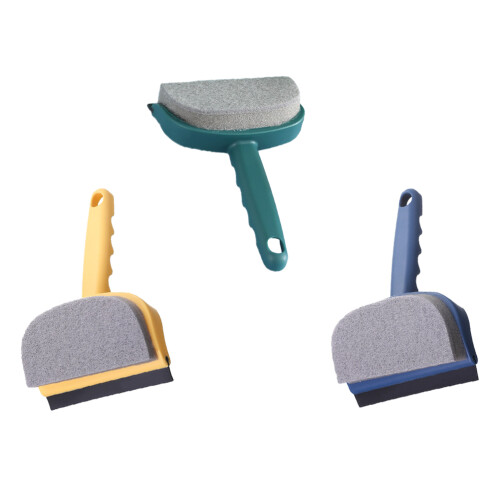 3Pcs Durable PP Sponge Rubber Window Cleaner Glass Squeegee Tool Set