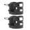 Car Water Cup Holder Cup Holder Black Abs 2pcs 8