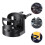 Car Water Cup Holder Cup Holder Black Abs 2pcs 9