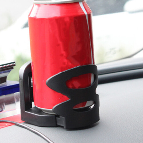 Car Water Cup Holder Cup Holder Black Abs 2pcs 2