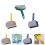 3Pcs Durable PP Sponge Rubber Window Cleaner Glass Squeegee Tool Set 4