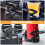Car Water Cup Holder Cup Holder Black Abs 2pcs 5