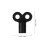 10 Pcs Radiator Accessories 2.50x2.40x0.90cm Black 2