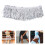 Decorative Tassel Trim Silver 1 Set 354x6in Polyester 4
