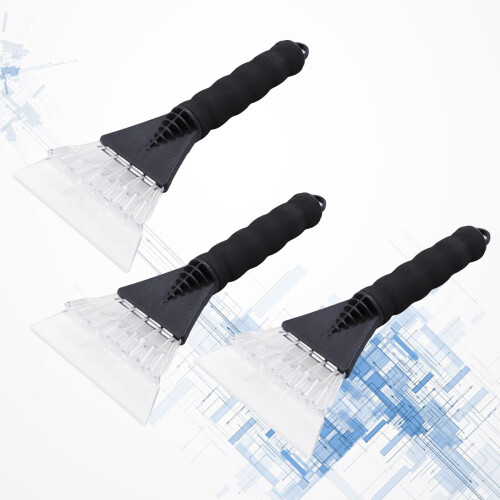 3Pcs Durable Auto Snow Shovel Plastic Icescraper for Car Windshield 2