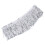 Decorative Tassel Trim Silver 1 Set 354x6in Polyester 3