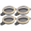 4Pcs Copper Peephole Covers for Front Door Privacy and Security Gold 1