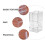 1Pc Clear Plastic Pet Feeder Feeding Bowl for Hamster Rabbit Squirrel 6