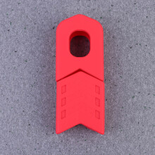 Raindrops Chain Wheel Crankset Cover Silicone Red 4pcs/Set