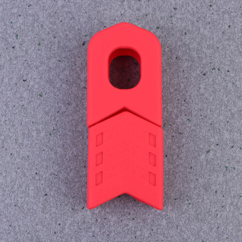 Raindrops Chain Wheel Crankset Cover Silicone Red 4pcs/Set