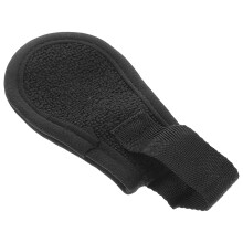 Black Cotton Golf Ball Cleaning Towel with Clip for Easy Carry