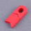 Raindrops Chain Wheel Crankset Cover Silicone Red 4pcs/Set 6