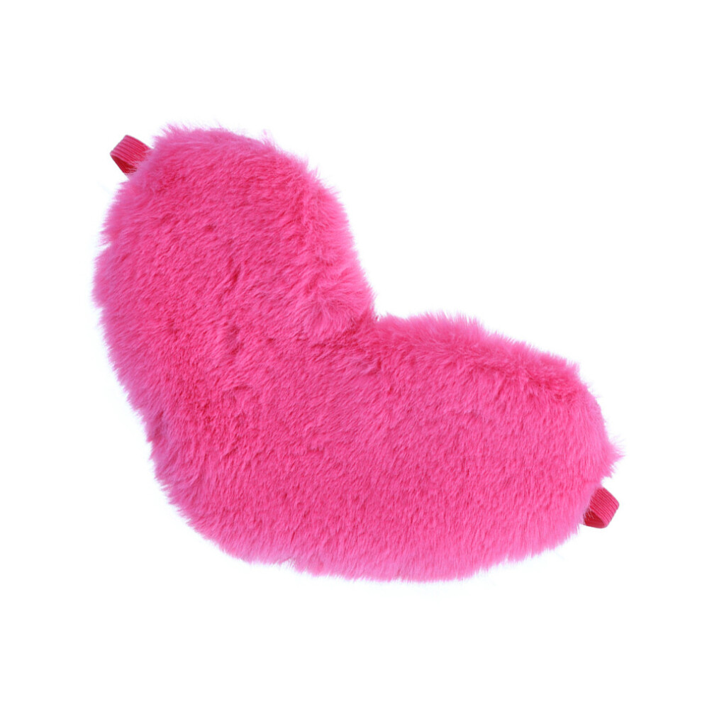 Artibetter Light 1Pc Rosy Plush Eye Mask Elastic Sleeping Patch For Blocking