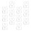 Raindrops  60 Pcs Decorative Cabochons Diy Gems Decoration Transparent 3