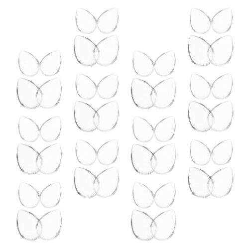 Raindrops  60 Pcs Decorative Cabochons Diy Gems Decoration Transparent 2