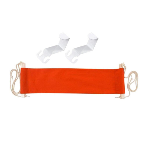 Raindrops Under Desk Footrest For Workers Ergonomic Orange Wood 1pack
