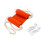Raindrops Under Desk Footrest For Workers Ergonomic Orange Wood 1pack 9