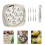 Small Kitchen Utensils Snail Plate 21x21x2cm Silver 2