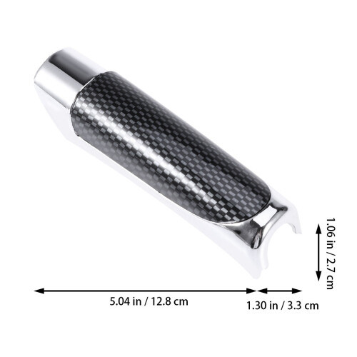 Poignée Frein Main Auto Noir Style Carbone Protection Durable 1
