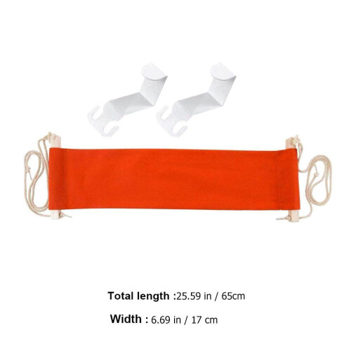 Raindrops Under Desk Footrest For Workers Ergonomic Orange Wood 1pack 1
