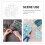Raindrops  60 Pcs Decorative Cabochons Diy Gems Decoration Transparent 8